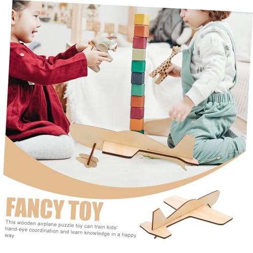 HONITANO 2 Stück Teiliges Holz Puzzle für DIY Flugzeug Modellbausatz Vorgefertigte Holzteile Erforderlich Pädagogisches Bastelspielzeug für Jungen und Mädchen Geschenkidee für Geburtstag HONITANO 2 Stück Teiliges Holz Puzzle für DIY Flugzeug Modellbausatz Vorgefertigte Holzteile Erforderlich Pädagogisches Bastelspielzeug für Jungen und Mädchen Geschenkidee für Geburtstag von HONITANO