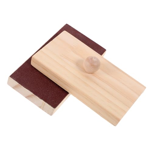 HONITANO 2 Stück Teiliges Holz Sandblock Pädagogisches Orff Percussion Instrument Glatte Oberfläche Vielseitiges Rhythmusspielzeug für Musikalischen Früherziehung und Sensorischen HONITANO 2 Stück Teiliges Holz Sandblock Pädagogisches Orff Percussion Instrument Glatte Oberfläche Vielseitiges Rhythmusspielzeug für Musikalischen Früherziehung und Sensorischen von HONITANO