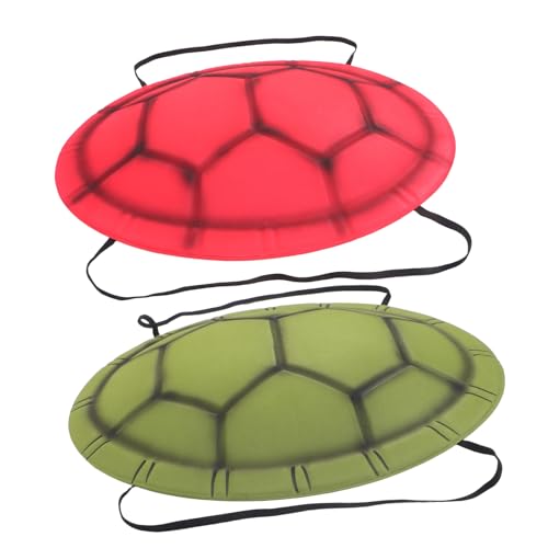 HONITANO 2 Stück Teiliges Kostüm Eva Schildkrötenpanzer Rucksack Halloween Karneval Verkleidung Zubehör für Rollenspiele Party Accessoires von HONITANO