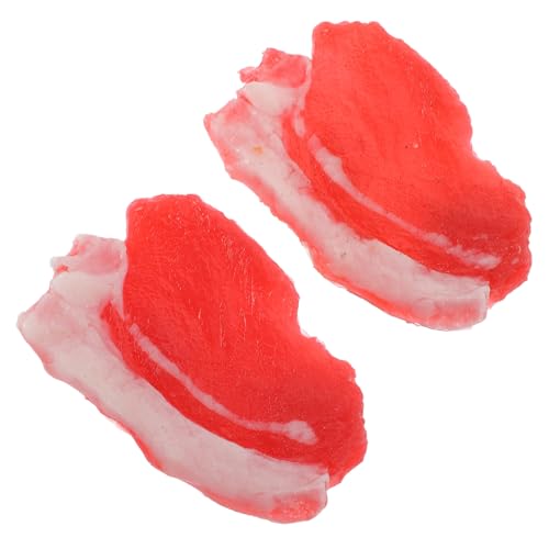 HONITANO 2 Stück Teiliges Realistische Schweinefleisch Deko aus Resin Künstliches Food Model für Vitrinen und Schrankdekoration Langlebiges und Bruchsicheres Kunstfleisch Modell HONITANO 2 Stück Teiliges Realistische Schweinefleisch Deko aus Resin Künstliches Food Model für Vitrinen und Schrankdekoration Langlebiges und Bruchsicheres Kunstfleisch Modell von HONITANO