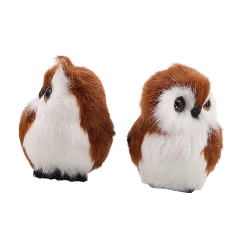 HONITANO 2 Stück Teiliges Realistischer Eulen-plüschtiere Weiches Kuscheltier aus Plüschstoff Detailgetreue Tierfigur für Kinderzimmerdekoration Geeignet als für Wohnaccessoire HONITANO 2 Stück Teiliges Realistischer Eulen-plüschtiere Weiches Kuscheltier aus Plüschstoff Detailgetreue Tierfigur für Kinderzimmerdekoration Geeignet als für Wohnaccessoire von HONITANO