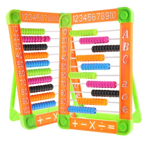 HONITANO 2 Stück Teiliges Rechenrahmen aus Kunststoff mit Ständer Tragbares Pädagogisches Lernspielzeug für Grundschule Fördert Rechenfähigkeiten und Frühe Zufällige Farbe Zufällige Farbe HONITANO 2 Stück Teiliges Rechenrahmen aus Kunststoff mit Ständer Tragbares Pädagogisches Lernspielzeug für Grundschule Fördert Rechenfähigkeiten und Frühe Zufällige Farbe Zufällige Farbe von HONITANO