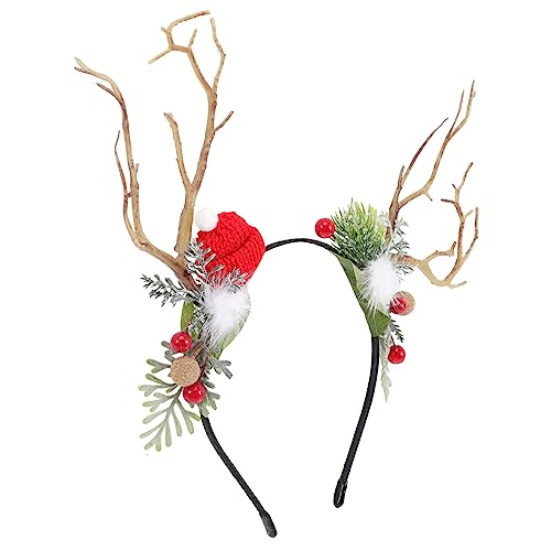 HONITANO 2 Stück Teiliges Rentiergeweih Haarreif Weiches Material Bequemes Tragen Festlicher Haarschmuck für Weihnachten Party und Fotoshootings Auffälliges Design für Weihnachtsfeier und HONITANO 2 Stück Teiliges Rentiergeweih Haarreif Weiches Material Bequemes Tragen Festlicher Haarschmuck für Weihnachten Party und Fotoshootings Auffälliges Design für Weihnachtsfeier und von HONITANO