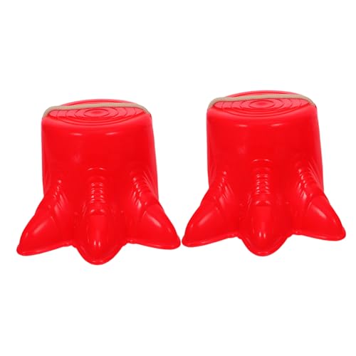 HONITANO 2 Stück Teiliges Stelzen Schuh für Rotes Kunststoff Krallendesign Outdoor für Gleichgewichtstraining Fördert Koordination und Bewegung im Garten und Freizeitbereich von HONITANO