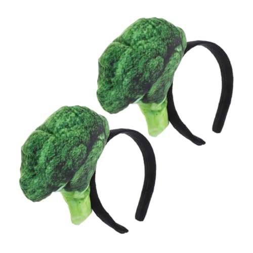 HONITANO 2 Stück Teiliges Stirnband Brokkoli Design Weiches Rutschfestes Haarband für Frauen als Gesichtspflege Accessoire und Modisches Kostümzubehör für Halloween Weihnachts und Cosplay HONITANO 2 Stück Teiliges Stirnband Brokkoli Design Weiches Rutschfestes Haarband für Frauen als Gesichtspflege Accessoire und Modisches Kostümzubehör für Halloween Weihnachts und Cosplay von HONITANO