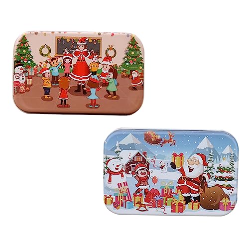 HONITANO 2 Stück Teiliges Weihnachts Holzpuzzle Kreatives DIY Lernspielzeug für Farbenfrohe Cartoon Motive Fördert Kognitive Fähigkeiten und Feinmotorik für Eltern Junge Mädchen HONITANO 2 Stück Teiliges Weihnachts Holzpuzzle Kreatives DIY Lernspielzeug für Farbenfrohe Cartoon Motive Fördert Kognitive Fähigkeiten und Feinmotorik für Eltern Junge Mädchen von HONITANO