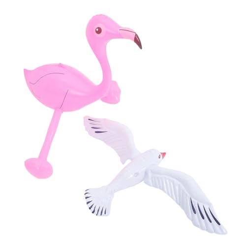 HONITANO 2 Stück Zweiteiliges Aufblasbares Poolspielzeug mit Seemöwe und Flamingo Farblich Beständig Leicht Vielseitig für Strand Poolparty und Outdoor-Wasserspiele Dekorativ für HONITANO 2 Stück Zweiteiliges Aufblasbares Poolspielzeug mit Seemöwe und Flamingo Farblich Beständig Leicht Vielseitig für Strand Poolparty und Outdoor-Wasserspiele Dekorativ für von HONITANO