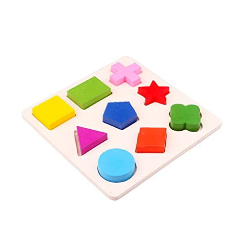 HONITANO 2 Stücke Geometrieerkennungsspielzeug Geometrie-Puzzle Frühes Lernen Geometrietafel Hölzern HONITANO 2 Stücke Geometrieerkennungsspielzeug Geometrie-Puzzle Frühes Lernen Geometrietafel Hölzern von HONITANO