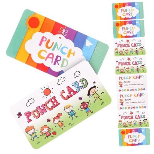 HONITANO 20 Blatt Kinderkarten Schlagbelohnungen Verhalten Lochkarten-Belohnungssystem belohnungssystem Schule Schulbelohnungssystem Bequeme Bonuskarten Lochkarten für Unternehmen Papier HONITANO 20 Blatt Kinderkarten Schlagbelohnungen Verhalten Lochkarten-Belohnungssystem belohnungssystem Schule Schulbelohnungssystem Bequeme Bonuskarten Lochkarten für Unternehmen Papier von HONITANO
