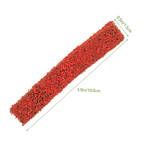 HONITANO 20 Stücke Miniatur Blumen Cluster Vegetation für Landschaftsmodellierung Selbstgemacht Kleiner Blumenstrauch Dekoration für Sandtisch und Puppenhaus von HONITANO