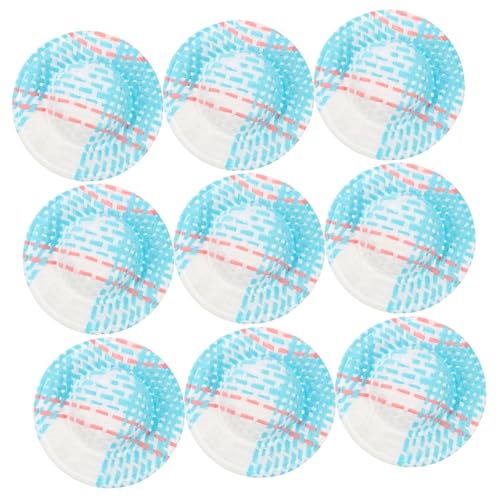 HONITANO 20 Stück Miniatur Gewebte Strohhüte Leichte DIY Puppenhut Dekoration Langlebige Handgefertigte Mini Hüte für Puppenhaus Foto Requisiten und Bastelbedarf von HONITANO