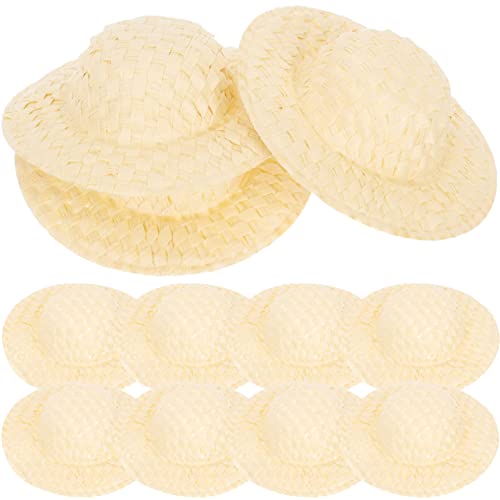 HONITANO 20 Stück Miniatur Puppenhüte DIY Papierhüte für Puppen Bastelaccessoires für Fotorequisiten Beige für Kreative Kostüme und Kindergeburtstage HONITANO 20 Stück Miniatur Puppenhüte DIY Papierhüte für Puppen Bastelaccessoires für Fotorequisiten Beige für Kreative Kostüme und Kindergeburtstage von HONITANO