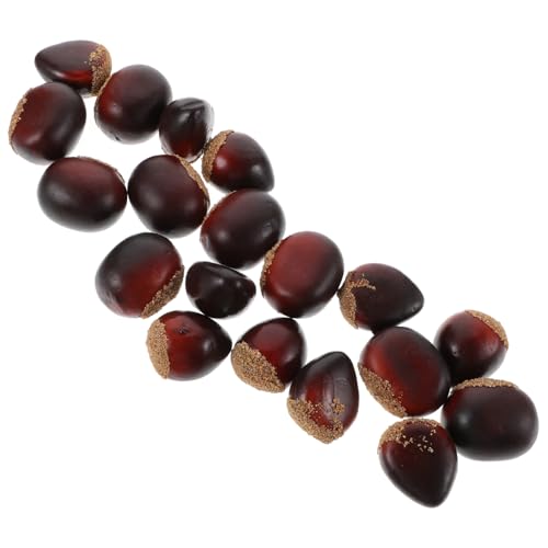 HONITANO 20 Stück Simulierte Kastaniennüsse Lebensechte Künstliche Nüsse Künstliche Kastanien Simulationsnüsse Gefälschte Kastanien Für Dekoration Gefälschte HONITANO 20 Stück Simulierte Kastaniennüsse Lebensechte Künstliche Nüsse Künstliche Kastanien Simulationsnüsse Gefälschte Kastanien Für Dekoration Gefälschte von HONITANO