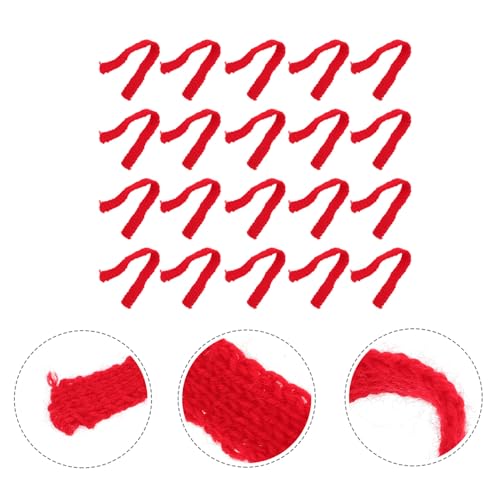 HONITANO 20 Stück Teiliges Miniatur Wollschals für Puppen Zarte Leichte Accessoires Rot weiß grün Gestreift Weihnachtliche Dekoration für Figuren und Puppen HONITANO 20 Stück Teiliges Miniatur Wollschals für Puppen Zarte Leichte Accessoires Rot weiß grün Gestreift Weihnachtliche Dekoration für Figuren und Puppen von HONITANO