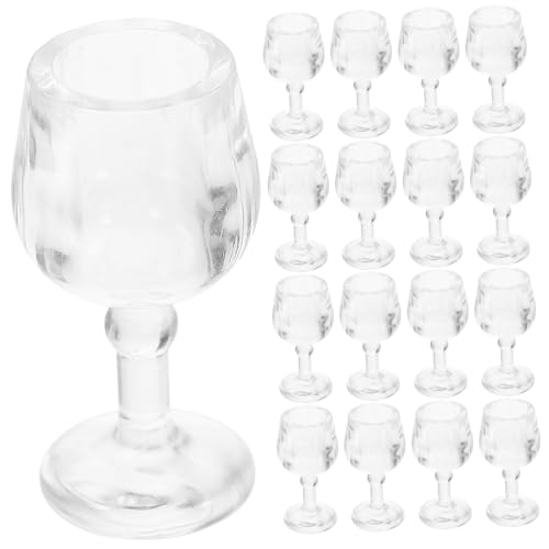 HONITANO 20 Stück Winzige Wasserbecher Miniatur-zubehör Puppenhaus-bausatz Kleines Für Mini-hausbechermodelle Dekorative Tassenmodelle Puppenhaus Kelch Mikrobrille Puppenbrille Abs HONITANO 20 Stück Winzige Wasserbecher Miniatur-zubehör Puppenhaus-bausatz Kleines Für Mini-hausbechermodelle Dekorative Tassenmodelle Puppenhaus Kelch Mikrobrille Puppenbrille Abs von HONITANO