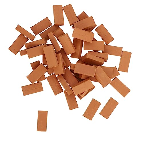HONITANO 200Stücke DIY Mini Wandziegel für Puppenhaus Zubehör Sandtisch Ziegelsteine für Gartenmodelle und Kreative Projekte HONITANO 200Stücke DIY Mini Wandziegel für Puppenhaus Zubehör Sandtisch Ziegelsteine für Gartenmodelle und Kreative Projekte von HONITANO