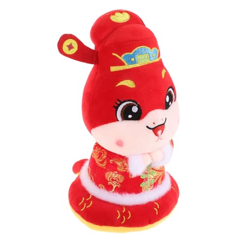 HONITANO 2025 Zodiac Snake Doll Plüschschlangenspielzeug Ausgestopfte Schlangen Ausgestopftes Tier Schlangenplüschtier Plüschtier Simulation Schlange Mondjahr Schlange Realistisches Tier von HONITANO
