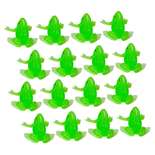 HONITANO 20Stücke Teiliges Mini Frösche Figuren Realistische Dekorationen für Garten Zuhause Büro Geburtstagsfeiern und Kreative DIY Projekte von HONITANO