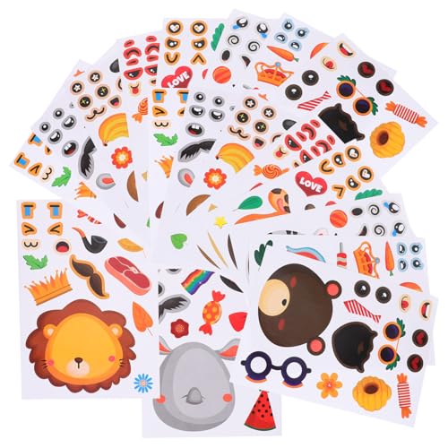 HONITANO 24 Blatt Belohnungsaufkleber Tiere Selbstklebend Positive Sticker für Klassenzimmer Motivation Geschenkverzierung für Umschläge Geschenkverpackung Schule von HONITANO