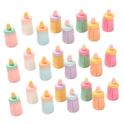 HONITANO 24 Stück Babyflasche kinderspielzeug für Kid Toys Mini-Essen Babyflaschen Futterflaschen als kleine Minihaus-Spielzeuge Harz HONITANO 24 Stück Babyflasche kinderspielzeug für Kid Toys Mini-Essen Babyflaschen Futterflaschen als kleine Minihaus-Spielzeuge Harz von HONITANO