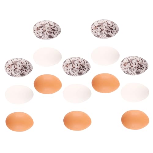 HONITANO 24stücke Miniatur-Eier Für Puppenstuben Deko- Für Mikrolandschaften Und Spielzeug Für Sammler Vogel Hühnerei Und Wachteleier HONITANO 24stücke Miniatur-Eier Für Puppenstuben Deko- Für Mikrolandschaften Und Spielzeug Für Sammler Vogel Hühnerei Und Wachteleier von HONITANO