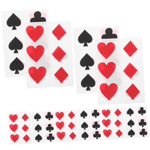 HONITANO 24stücke Wasserdichte Spielkarten-becheraufkleber Retro Party-dekoration Selbstklebende Sticker Für Kreatives Party-design Für Geburtstagsfeiern Und Familienfeiern HONITANO 24stücke Wasserdichte Spielkarten-becheraufkleber Retro Party-dekoration Selbstklebende Sticker Für Kreatives Party-design Für Geburtstagsfeiern Und Familienfeiern von HONITANO