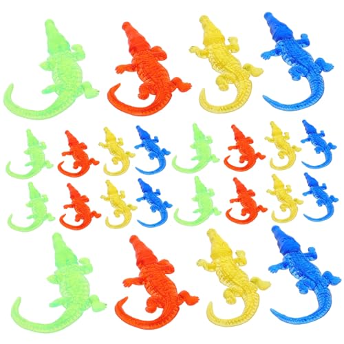 HONITANO 24 Stück Teiliges Dehnbares Krokodil aus Flexiblem Verschleißfestem Material Bunte Elastische Wandkriecher für Lustiges Partygeschenk und Geburtstagsüberraschung HONITANO 24 Stück Teiliges Dehnbares Krokodil aus Flexiblem Verschleißfestem Material Bunte Elastische Wandkriecher für Lustiges Partygeschenk und Geburtstagsüberraschung von HONITANO