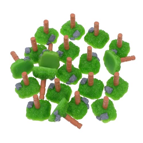 HONITANO 24 Stück Teiliges Miniatur-farmzubehör DIY Holzpfosten Zaun Tierbarriere Puppenhaus Bauernhof Dekoration Mikro Landschaft Accessoires für Kreative Szenen und Handwerksfreude von HONITANO