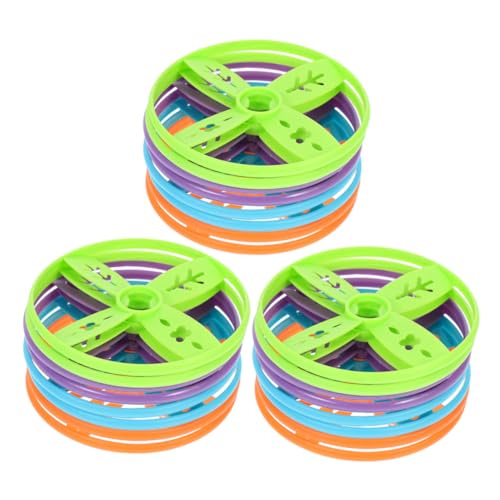 HONITANO 24 Stück Teiliges Outdoor Flying Disc Set Strapazierfähige Kunststoff Wurfscheiben Vielseitiges Strandspielzeug für Garten und Sommerparty Kompatibel mit Gängigen Zufällige Farbe HONITANO 24 Stück Teiliges Outdoor Flying Disc Set Strapazierfähige Kunststoff Wurfscheiben Vielseitiges Strandspielzeug für Garten und Sommerparty Kompatibel mit Gängigen Zufällige Farbe von HONITANO