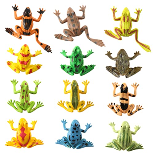 HONITANO 24Stücke Künstliche Frosch Modelle Realistische Tierfiguren für Lernspielzeug und Garten Deko Langlebig für Kreatives und Bildungszwecke HONITANO 24Stücke Künstliche Frosch Modelle Realistische Tierfiguren für Lernspielzeug und Garten Deko Langlebig für Kreatives und Bildungszwecke von HONITANO