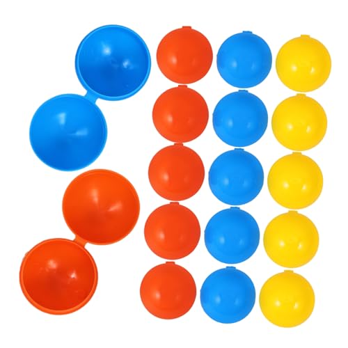 HONITANO 25 Stück Bunte Kunststoff Tombola Bälle Hohl mit Öffnung zum Befüllen Wiederverwendbare Lotteriekugeln für Gewinnspiele Spiele und Veranstaltungen HONITANO 25 Stück Bunte Kunststoff Tombola Bälle Hohl mit Öffnung zum Befüllen Wiederverwendbare Lotteriekugeln für Gewinnspiele Spiele und Veranstaltungen von HONITANO