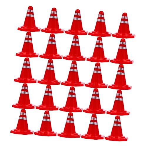 HONITANO 25 Stück Sandkastenbarrikaden Dekorationen Bausatz Für Zapfen Wohnung Simulations-straßensperre Verkehr Weiß Klein Warnung Simulation Straßenkegel Groß Plastik Rot HONITANO 25 Stück Sandkastenbarrikaden Dekorationen Bausatz Für Zapfen Wohnung Simulations-straßensperre Verkehr Weiß Klein Warnung Simulation Straßenkegel Groß Plastik Rot von HONITANO