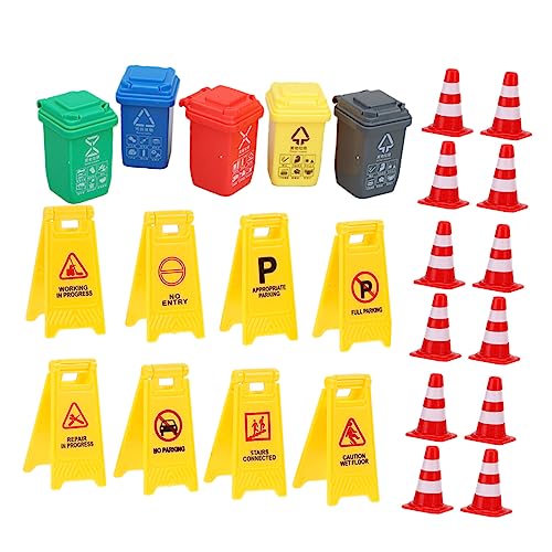 HONITANO 25 Stück Verkehrskognitives Zeichen Klein Ampel Miniatur Party Müll Spielzeugkegel Wir Zapfen Outdoor Modellbaustelle Plastik HONITANO 25 Stück Verkehrskognitives Zeichen Klein Ampel Miniatur Party Müll Spielzeugkegel Wir Zapfen Outdoor Modellbaustelle Plastik von HONITANO