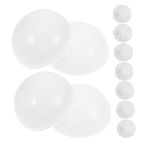 HONITANO 25 Stück Weiße Leere Kunststoffkugeln zum Befüllen für Gewinnspiele Raffle Balls Runde Vending Kapseln DIY Party Favors Veranstaltungsbedarf Robust und Vielseitig von HONITANO