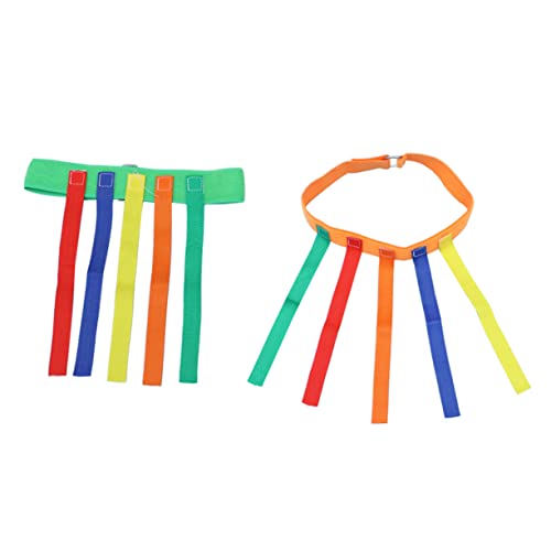 HONITANO 2Sätze Pull Tail Gürtel für Sensorisches Trainingsspielzeug für Outdoor Fangspiele Fördert Interaktion und Farbwahrnehmung für Jungen HONITANO 2Sätze Pull Tail Gürtel für Sensorisches Trainingsspielzeug für Outdoor Fangspiele Fördert Interaktion und Farbwahrnehmung für Jungen von HONITANO