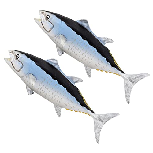 HONITANO 2Stücke Fischfiguren Realistische Deko Für Kreatives Und Bildungszwecke Für Innenräume Und HONITANO 2Stücke Fischfiguren Realistische Deko Für Kreatives Und Bildungszwecke Für Innenräume Und von HONITANO