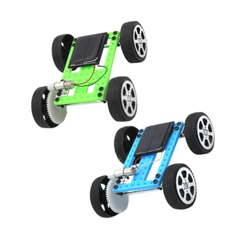 HONITANO 2stücke Solarbetriebenes Auto Spielzeug Für Mädchen Lernspielzeug Für Wissenschaftsexperimente Mini Solar Auto Für Kreative Projekte Und Handwerkliche Fähigkeiten von HONITANO