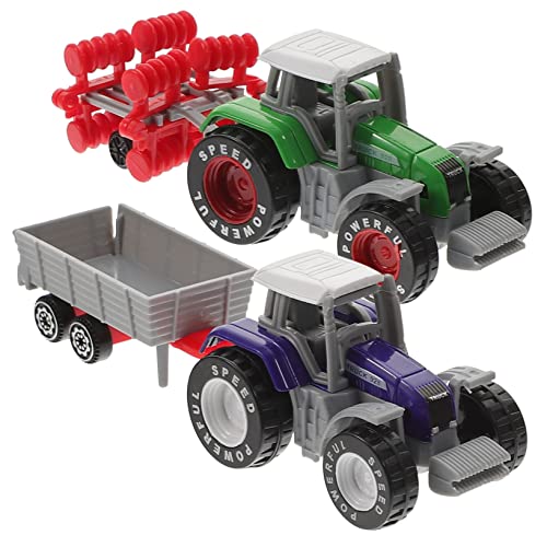 HONITANO 2Stücke Spielzeugmodell Für Realistische Plastik Traktoren Und LKW Für Kleinkinder Für Kleine Fahrzeugliebhaber HONITANO 2Stücke Spielzeugmodell Für Realistische Plastik Traktoren Und LKW Für Kleinkinder Für Kleine Fahrzeugliebhaber von HONITANO