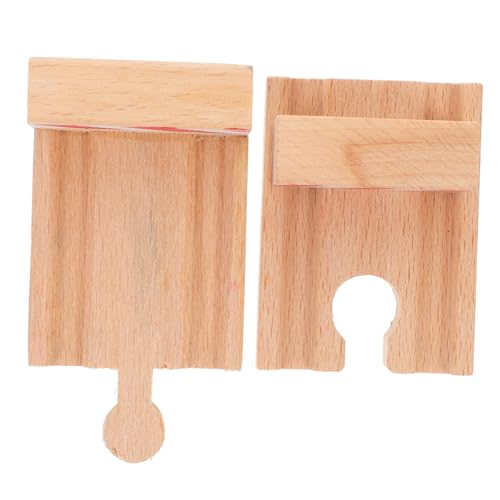 HONITANO 2Stücke Teiliges Holz Zubehör für Stop Track Passend für Holzschienen und Kreative Spielszene Fördert Motorische Fähigkeiten und Fantasie HONITANO 2Stücke Teiliges Holz Zubehör für Stop Track Passend für Holzschienen und Kreative Spielszene Fördert Motorische Fähigkeiten und Fantasie von HONITANO