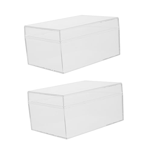 HONITANO 2Stücke Transparent Pokerkartenbehälter Leere Aufbewahrungsboxen für Spielkarten Schmuck und Kleine Gegenstände für Sortierung und Transport HONITANO 2Stücke Transparent Pokerkartenbehälter Leere Aufbewahrungsboxen für Spielkarten Schmuck und Kleine Gegenstände für Sortierung und Transport von HONITANO