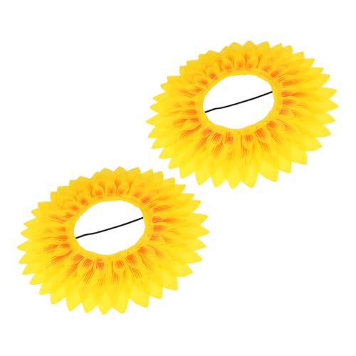 HONITANO 2pcs Lustige Sonnenblumenkostüm Für Kinder Süße Blumenkopfbedeckung Einzigartig HONITANO 2pcs Lustige Sonnenblumenkostüm Für Kinder Süße Blumenkopfbedeckung Einzigartig von HONITANO