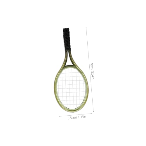HONITANO 3 Sätze Miniatur Tennis Schläger Teilig Kunststoff Miniaturmodell mit Tennisball Dekoratives Puppenhaus Zubehör Vielseitiges Fotorequisit Leichte und Langlebige Mini Tennis Deko HONITANO 3 Sätze Miniatur Tennis Schläger Teilig Kunststoff Miniaturmodell mit Tennisball Dekoratives Puppenhaus Zubehör Vielseitiges Fotorequisit Leichte und Langlebige Mini Tennis Deko von HONITANO