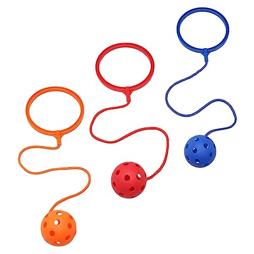 HONITANO 3 Stück Ankle Jump Ball Fitness Spiel für Springendem Ring Zufällige Farben Fördert Koordination und Bewegung für Drinnen und Draußen Zufällige Farbe Zufällige Farbe von HONITANO
