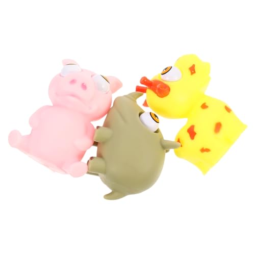 HONITANO 3 Stück Dekompressionsspielzeug Cartoon- Entlüftungsspielzeug Für Erwachsene Drücken Dekompressionsstressspielzeug Druckspielzeug PVC-Material HONITANO 3 Stück Dekompressionsspielzeug Cartoon- Entlüftungsspielzeug Für Erwachsene Drücken Dekompressionsstressspielzeug Druckspielzeug PVC-Material von HONITANO