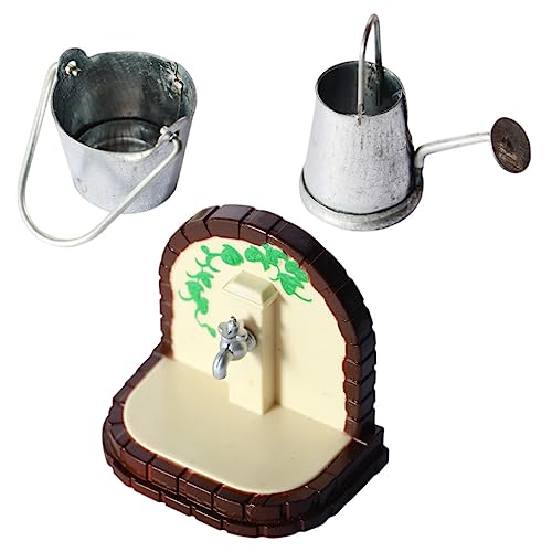 HONITANO 3 Stück Mini-Eimer-Streusel Miniatur Wasserhähne Land Tür Anlage Cute Decor wohnungseinrichtung wohnraumdeko hausdeko Mini-Wasserhahnspielzeug Mini-Hausgießkanne Rostfreier Stahl HONITANO 3 Stück Mini-Eimer-Streusel Miniatur Wasserhähne Land Tür Anlage Cute Decor wohnungseinrichtung wohnraumdeko hausdeko Mini-Wasserhahnspielzeug Mini-Hausgießkanne Rostfreier Stahl von HONITANO