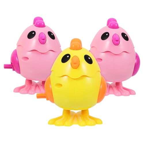 HONITANO 3 Stück Springendes Hühnerspielzeug Kleinkindgeschenke Für Kleinkinder Kindergeschenke Kinderspielzeug Aufziehspielzeug Cartoon Aufziehspielzeug Huhn Kleinkindspielzeug von HONITANO
