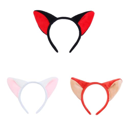 HONITANO 3 Stück Teiliges Haarreif für Cosplay Weihnachts und Halloween Bequem und Leicht Perfektes Haarschmuck Accessoire für Partys und Fotoshootings von HONITANO