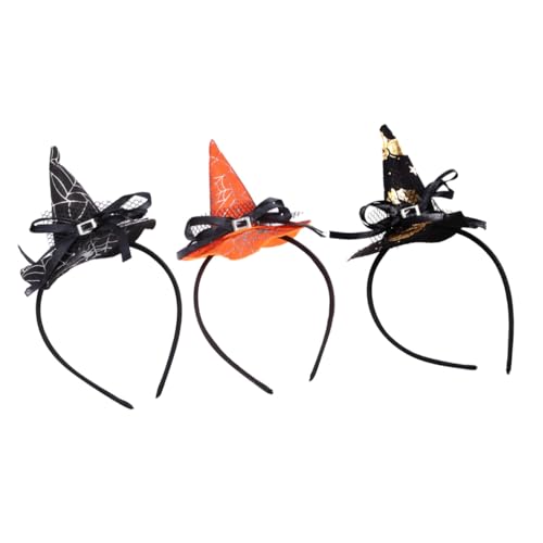 HONITANO 3 Stück Teiliges Halloween Haarband Hexenhut Spinnennetz Erwachsene Leichtes Komfortables Haar Accessoire für Halloween Kostüm Party Cosplay Fest HONITANO 3 Stück Teiliges Halloween Haarband Hexenhut Spinnennetz Erwachsene Leichtes Komfortables Haar Accessoire für Halloween Kostüm Party Cosplay Fest von HONITANO