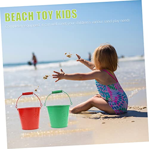 HONITANO 3 Stück Teiliges Robustes Sandspielzeug aus Eisenverstärktem Material Tragbare Kleine Eimer mit Glatten Griffen Multifunktionale Strandspielzeuge für Farblich HONITANO 3 Stück Teiliges Robustes Sandspielzeug aus Eisenverstärktem Material Tragbare Kleine Eimer mit Glatten Griffen Multifunktionale Strandspielzeuge für Farblich von HONITANO