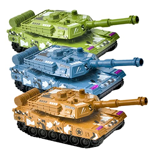 HONITANO 3 Stück Teiliges Simulation Tank Modelle Rückzieh für Desktop Dekoration für Kreative Entwicklung HONITANO 3 Stück Teiliges Simulation Tank Modelle Rückzieh für Desktop Dekoration für Kreative Entwicklung von HONITANO